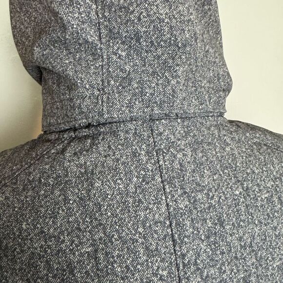 GERRY jacket | fleece lined mid length jacket | medium | gray | hoodie - Picture 9 of 13